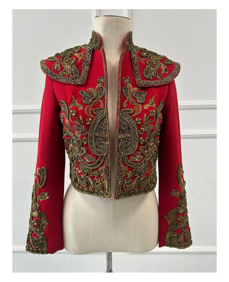 Torera Goyesca Rojo y Oro