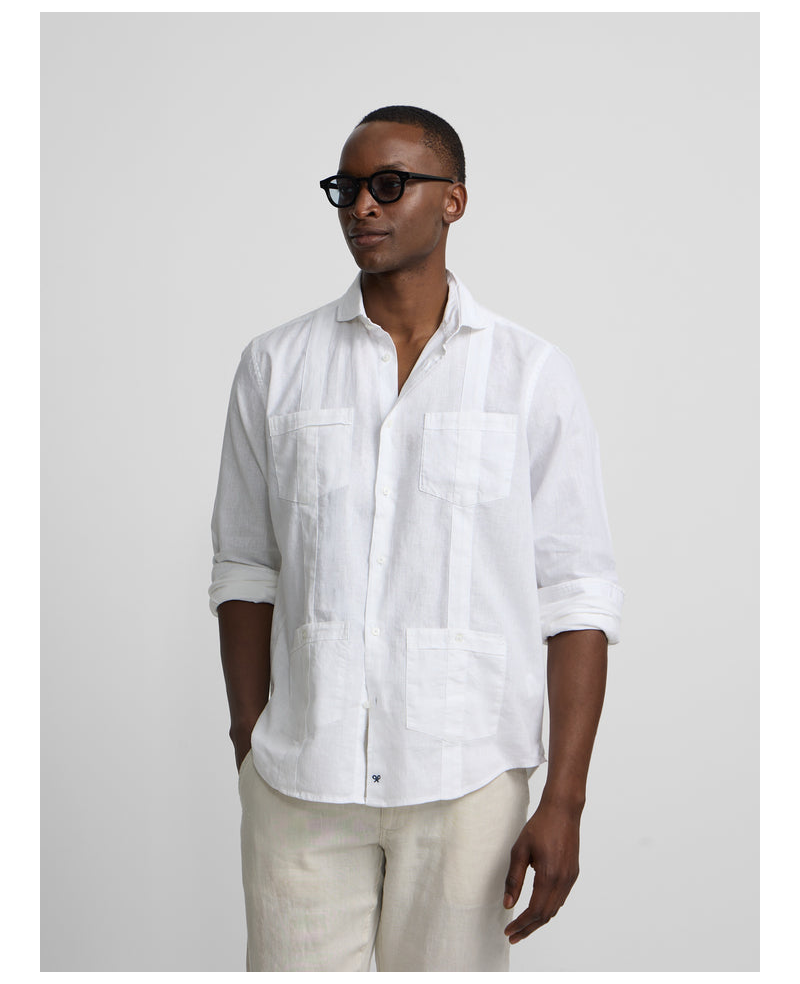 Guayabera de Algodón y Lino – Silbon