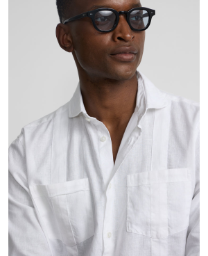 Guayabera de Algodón y Lino – Silbon