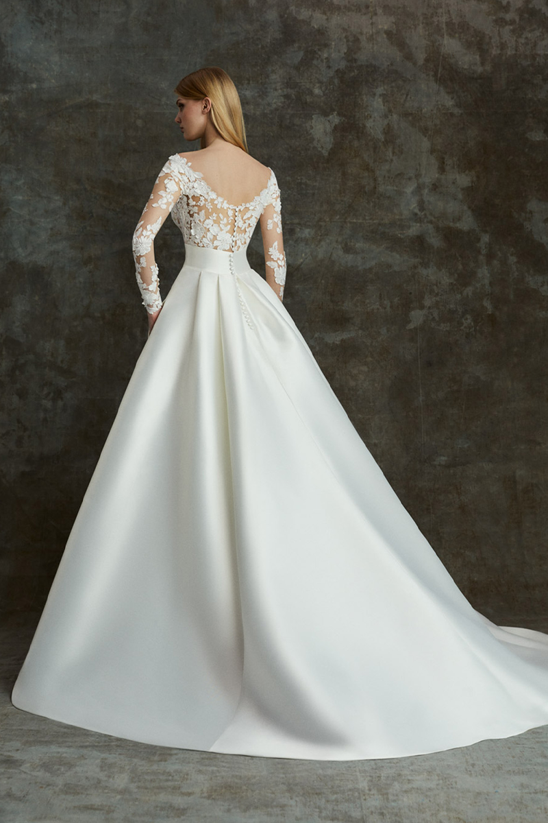 Vestidos de novia Alberto Palatchi con volumen y faldas especiales